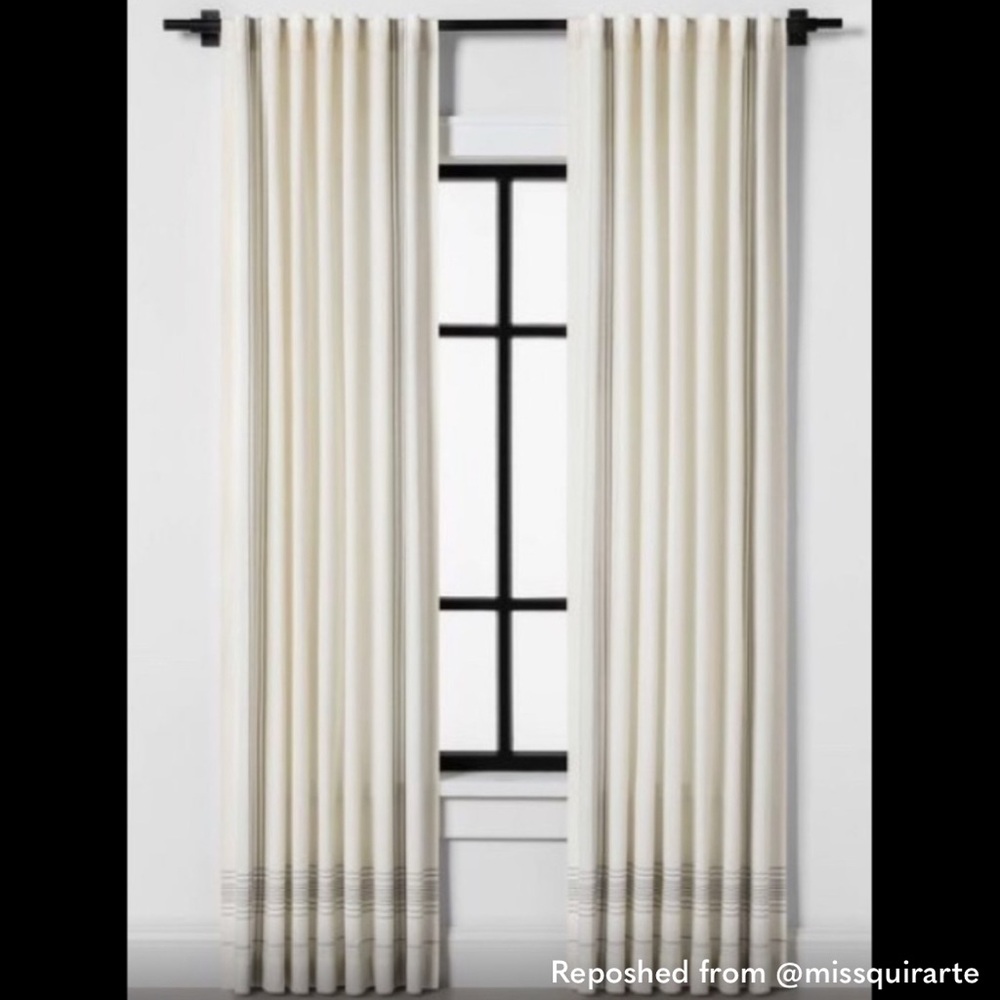 Hearth & Hand Cream Drapes